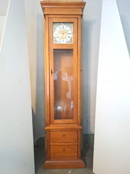 ROMANO cherry West podlahové hodiny